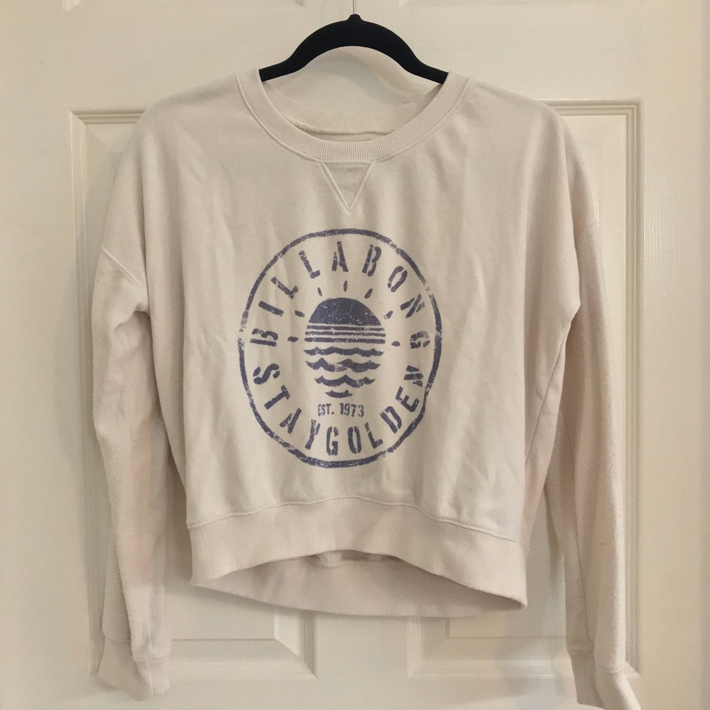 Billabong Sweater White Size S
